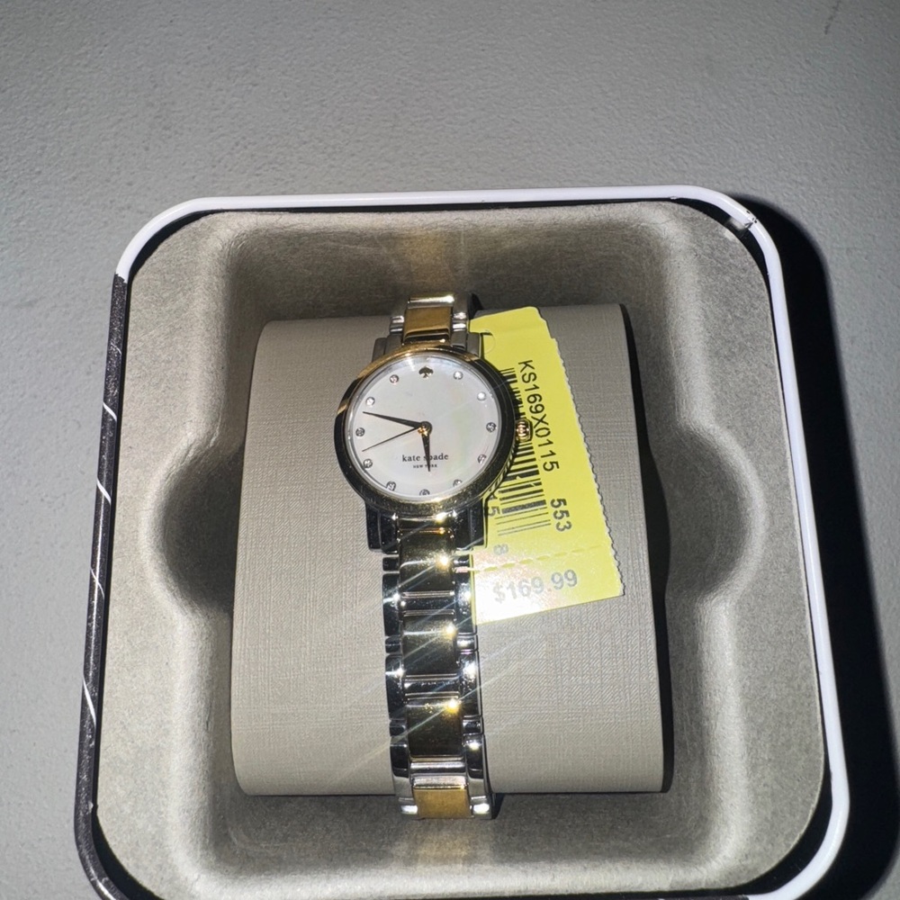 Kate Spade Two-Tone Gold and Silver Watch